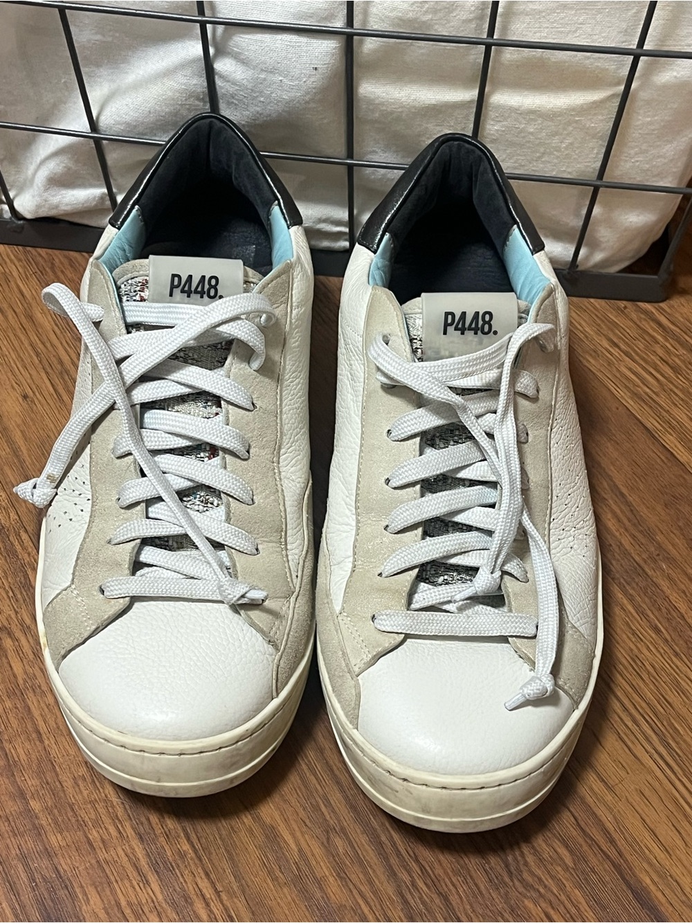 P448 leather sneakers
